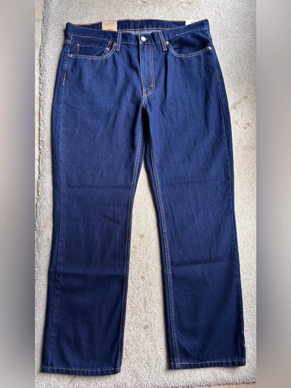 Levi’s 514 Straight Fit Jeans Men’s 36x30 Dark Wash Stretch Denim NWT